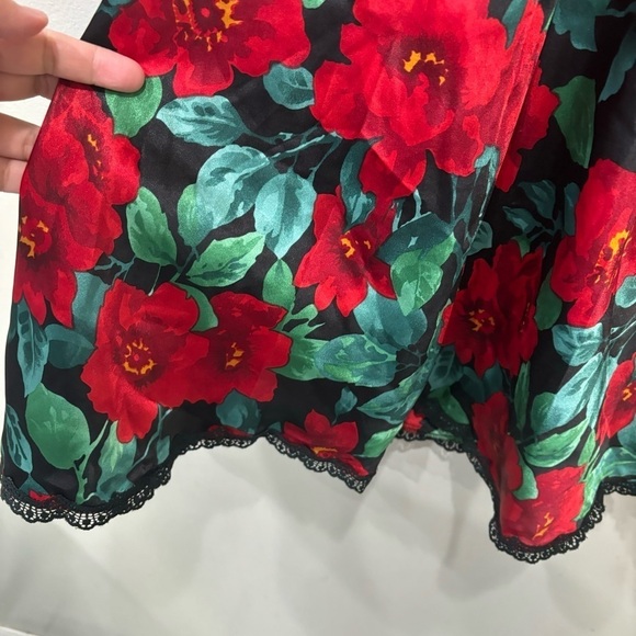 Vintage Victoria’s Secret Gold Label Slip Gown Dress Lace Floral Size Medium - Picture 8 of 12